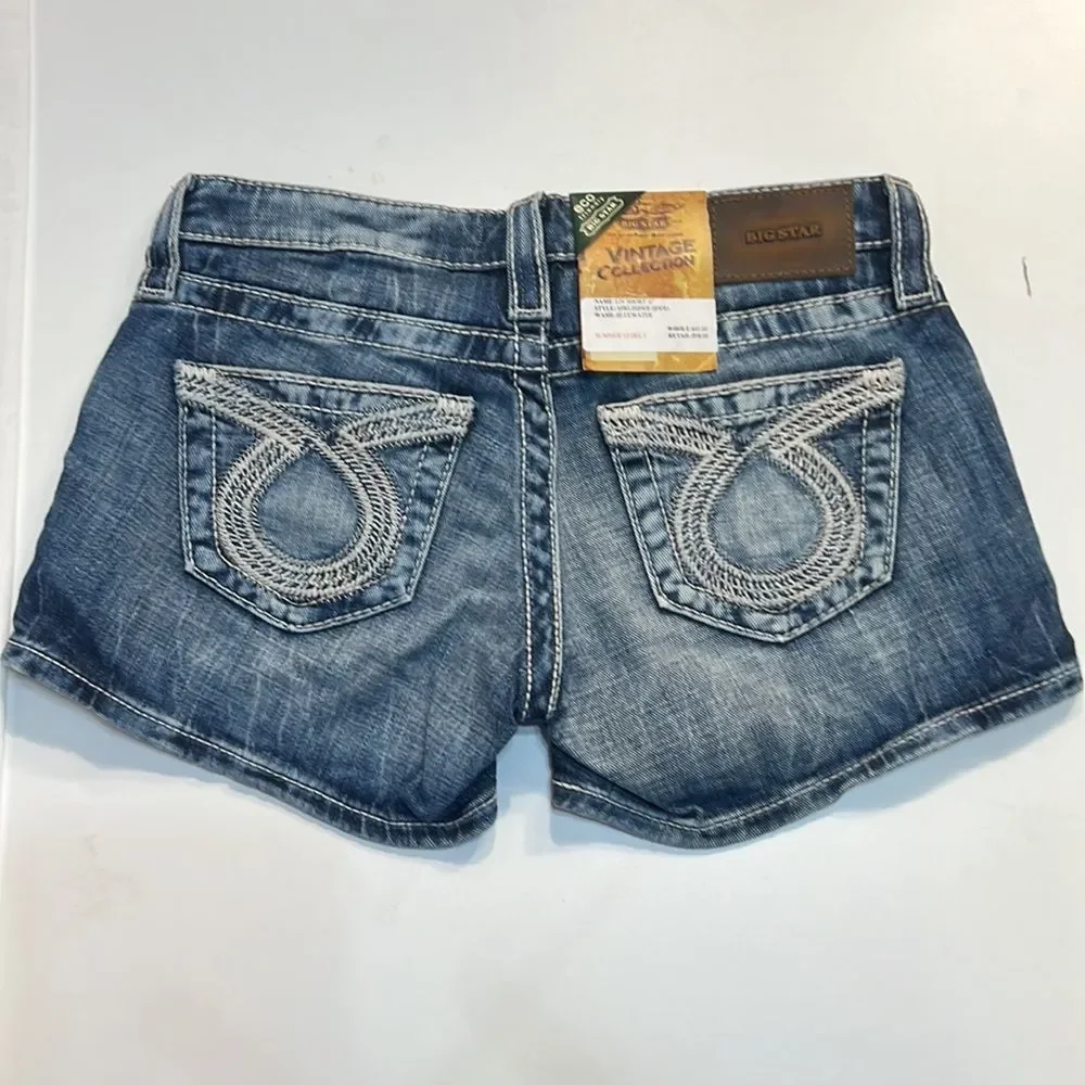 NWT Big Star Liv Short 1/2 jean shorts - Picture 5 of 8